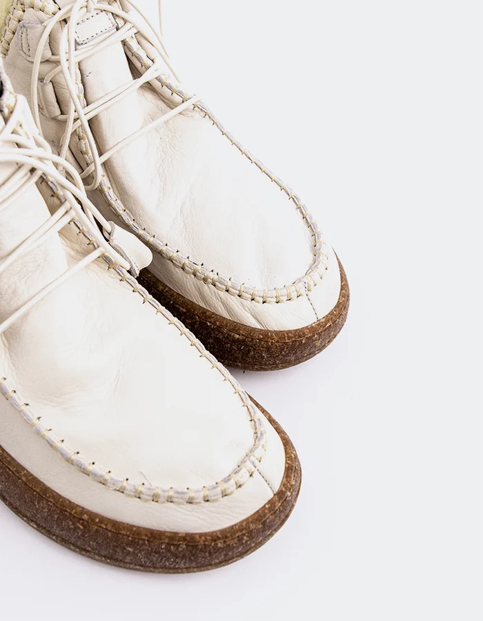 Osiris Off White Leather