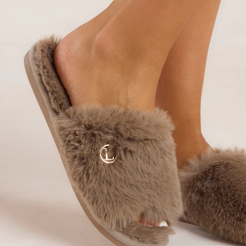 Pantoufle Scarlett - Taupe