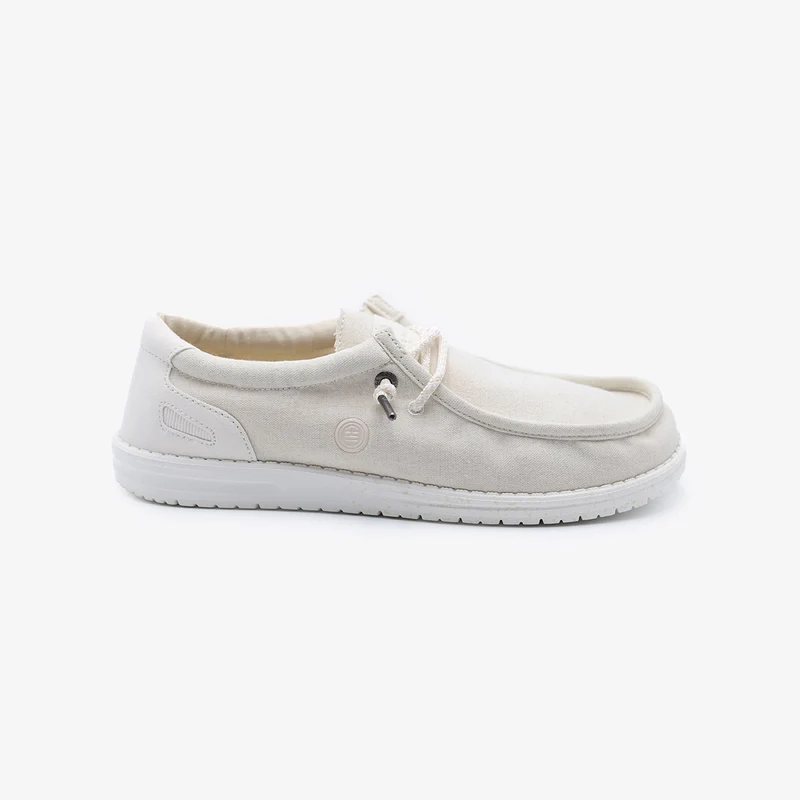 Chaussures bateau Saint-Jean écru