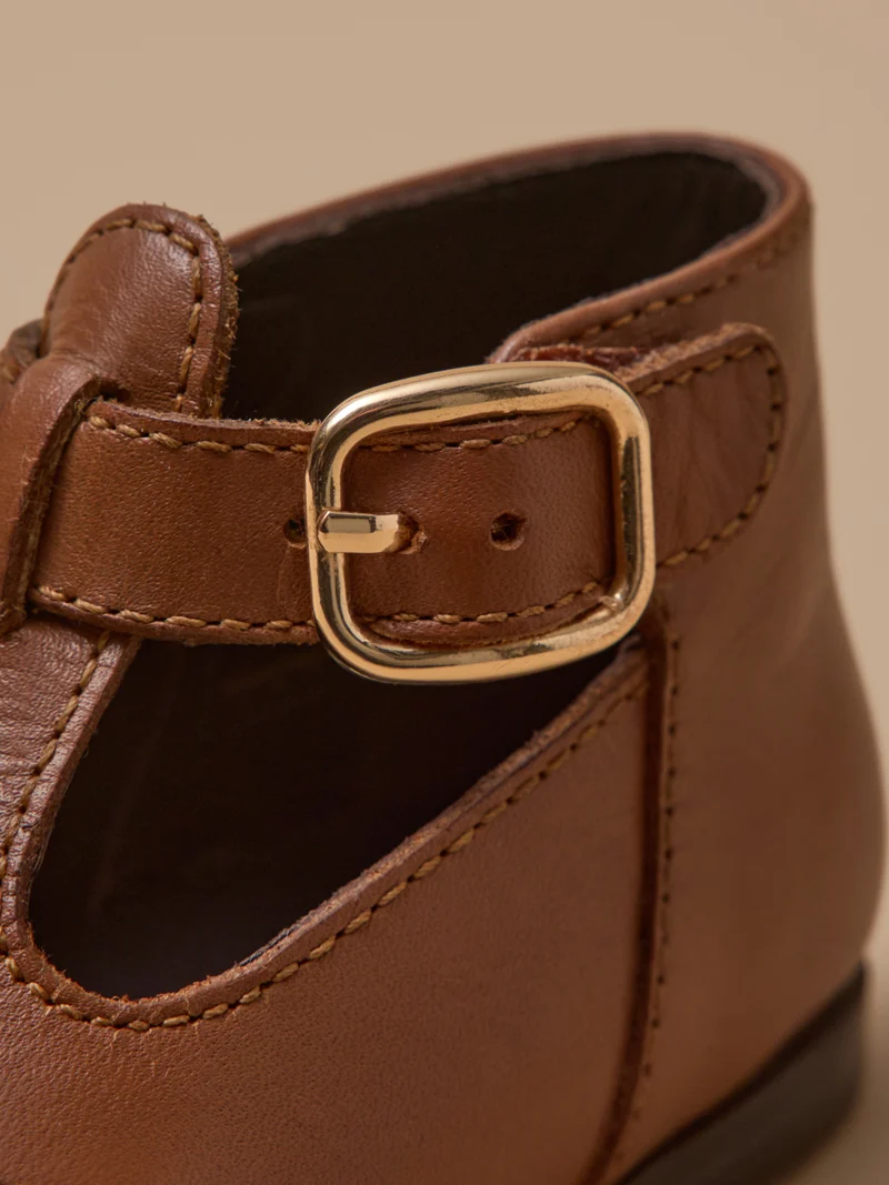 Salomés en cuir bébé