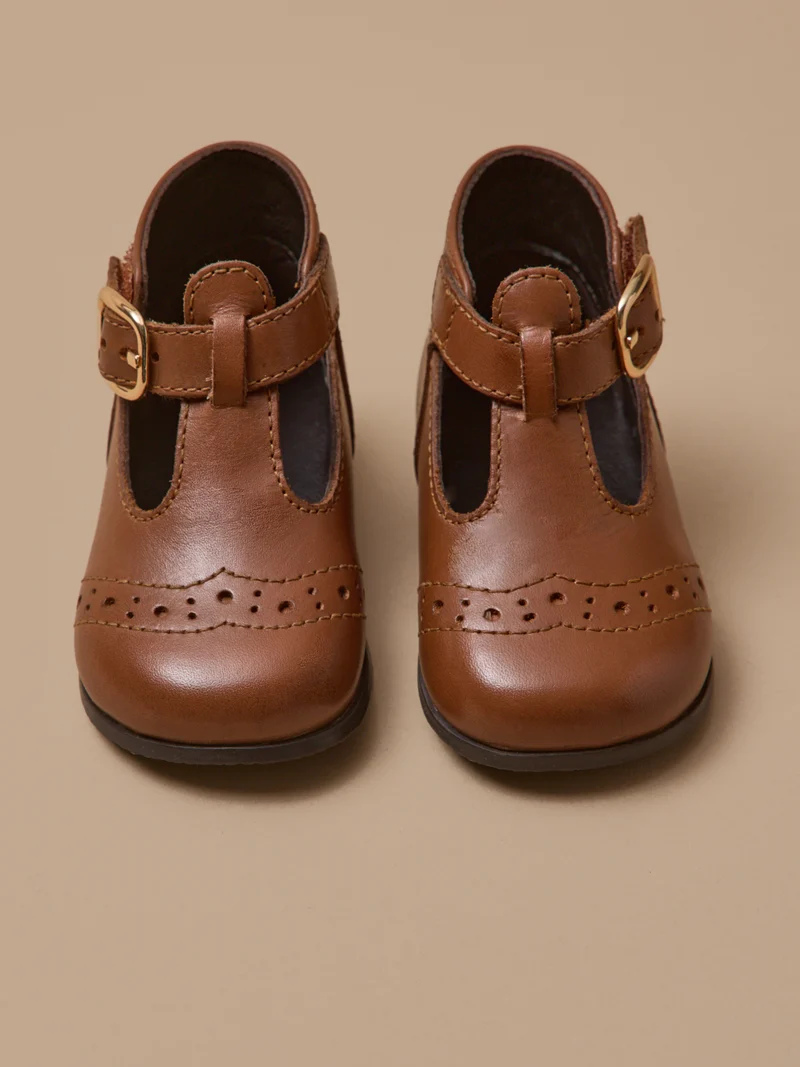 Salomés en cuir bébé