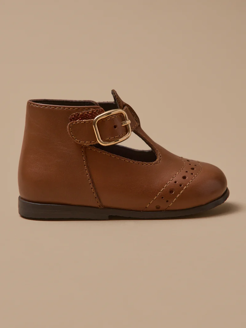Salomés en cuir bébé