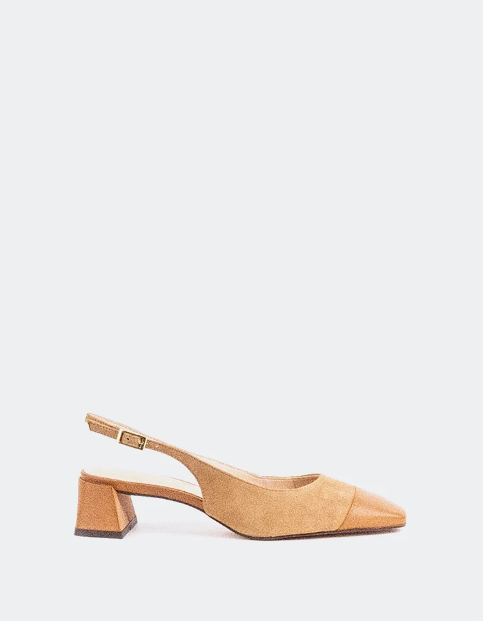 Marieliz Camel Suede