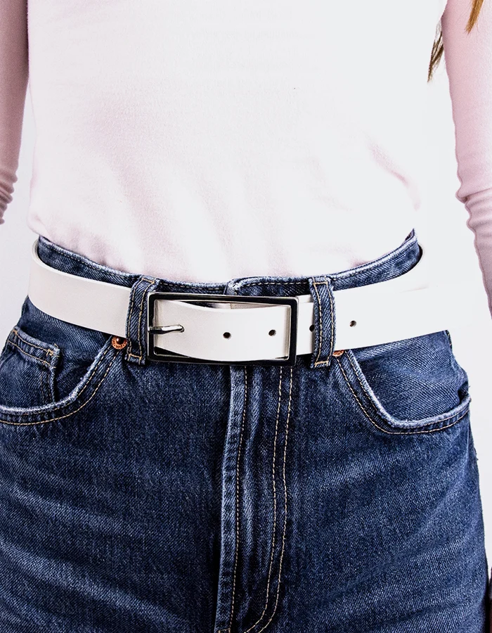 Strava Off White Leather