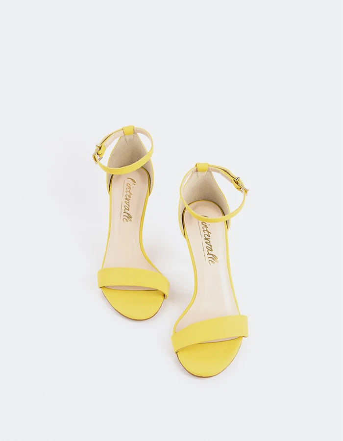 Maryah Yellow Leather