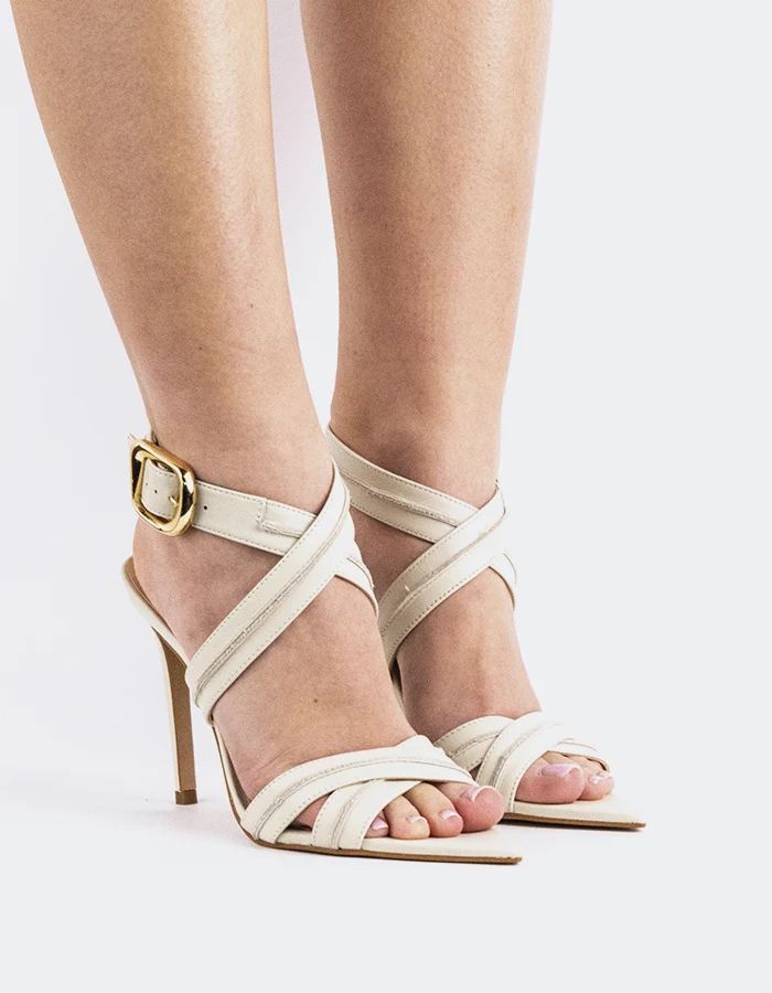 Gisele Off White Leather
