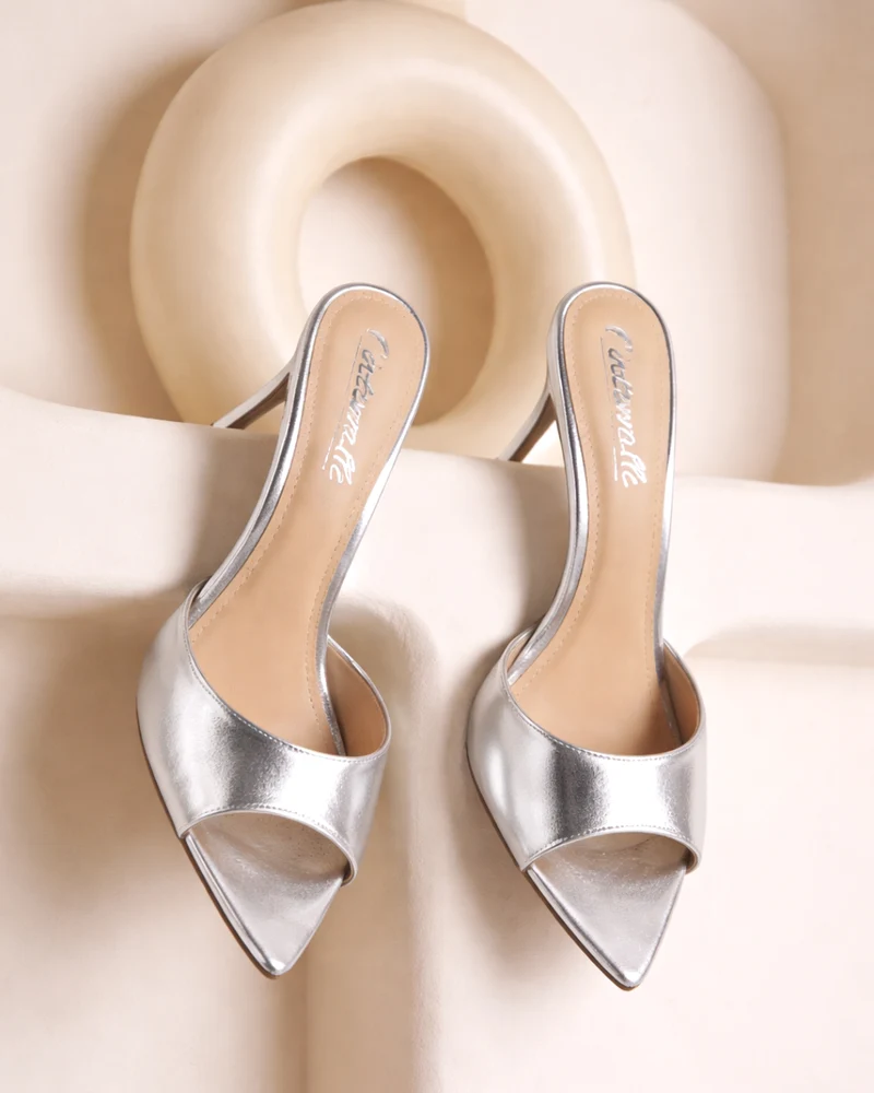 Thelma Silver Leather