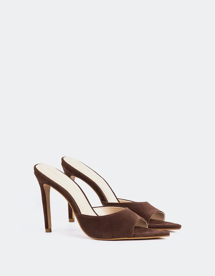 Thelma Brown Suede