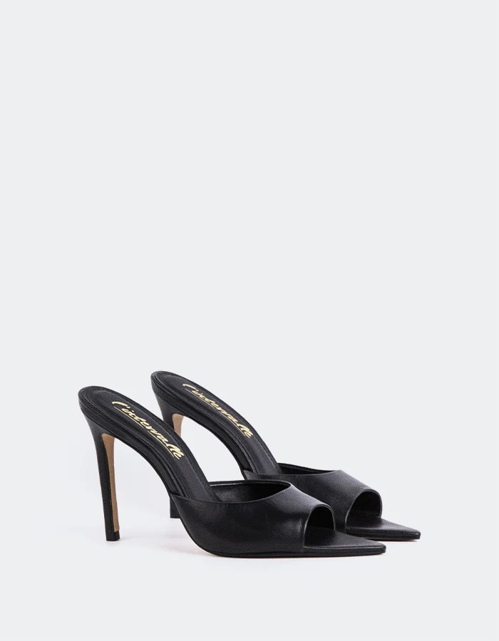 Thelma Black Leather