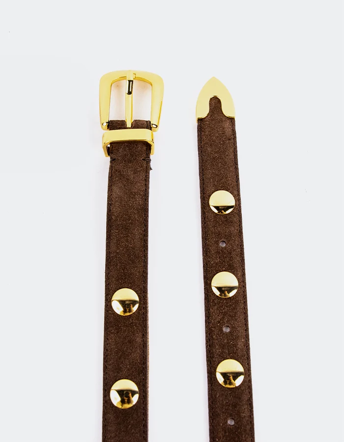 Bridle Brown Suede