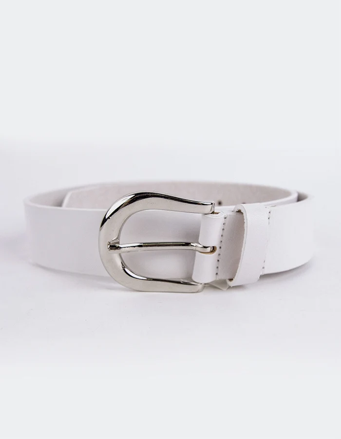 Belaris Off White Leather