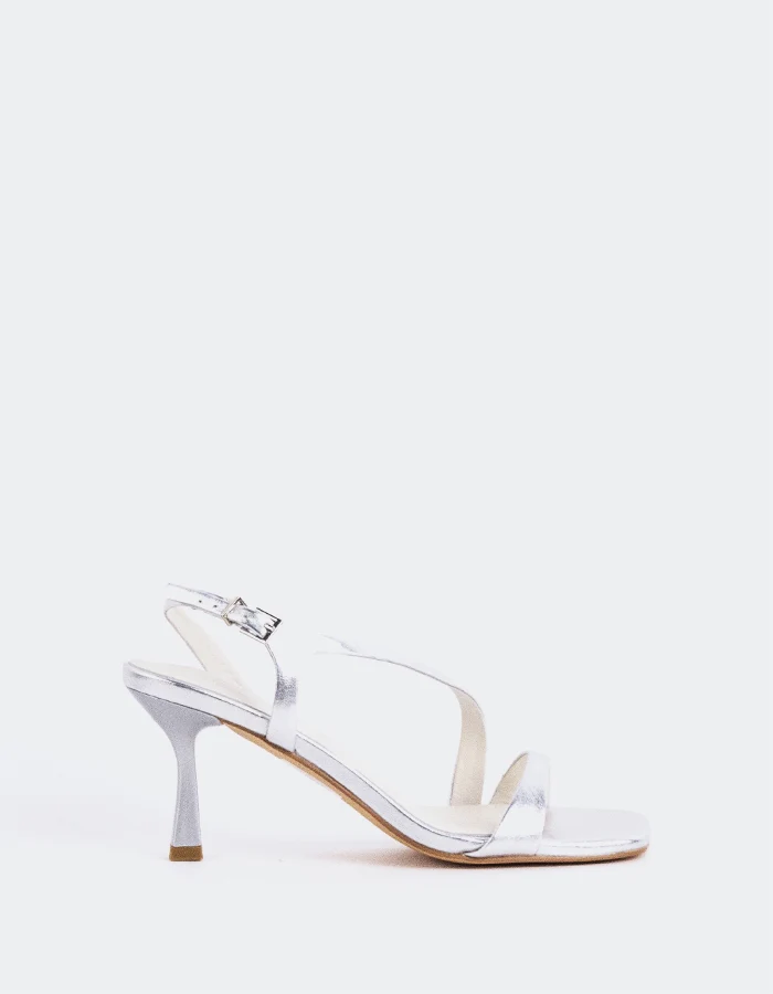 Jaycie Silver Leather