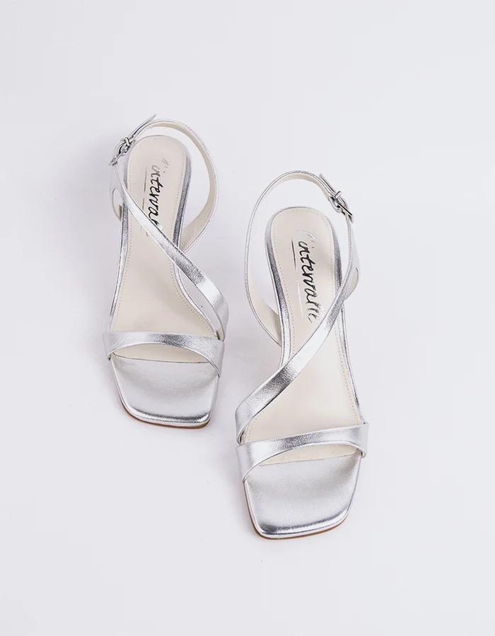 Jaycie Silver Leather
