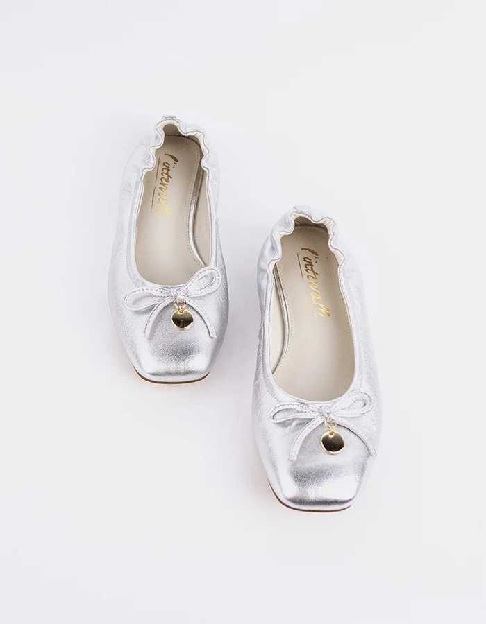 Lucci Silver Leather