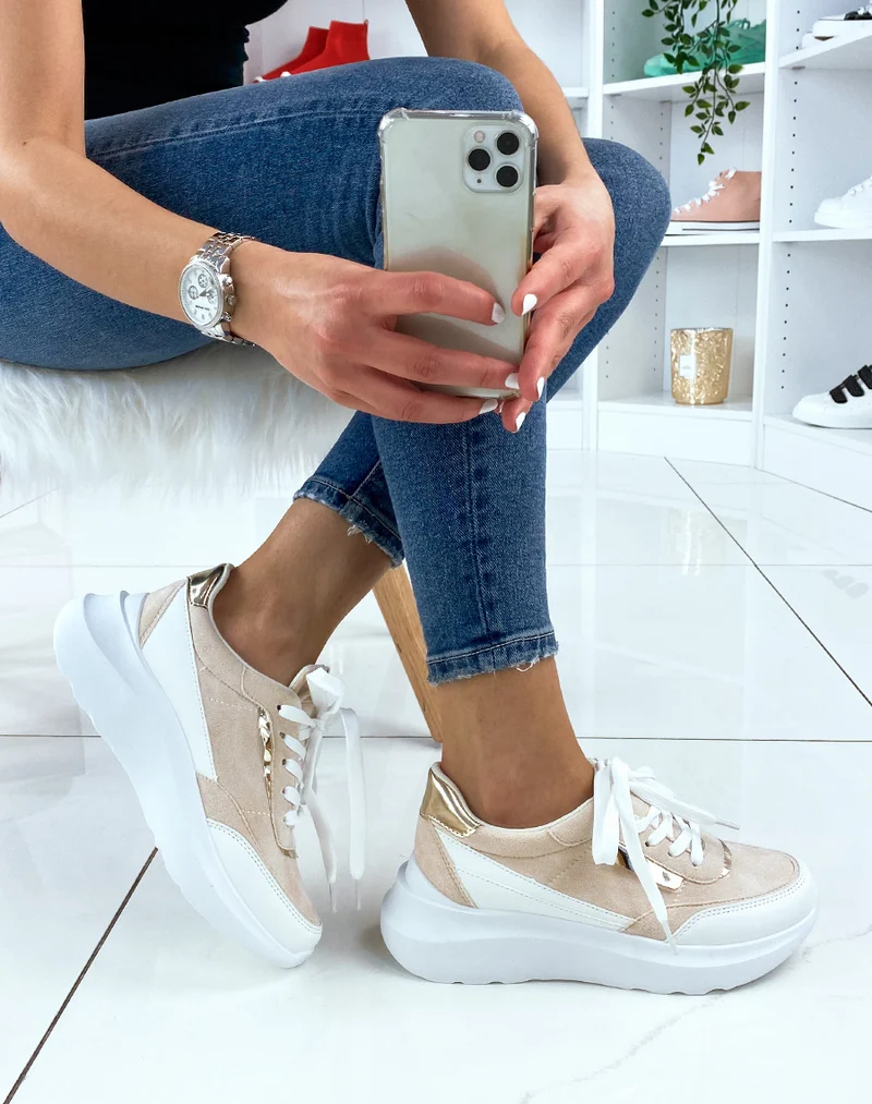 Baskets beige pastel