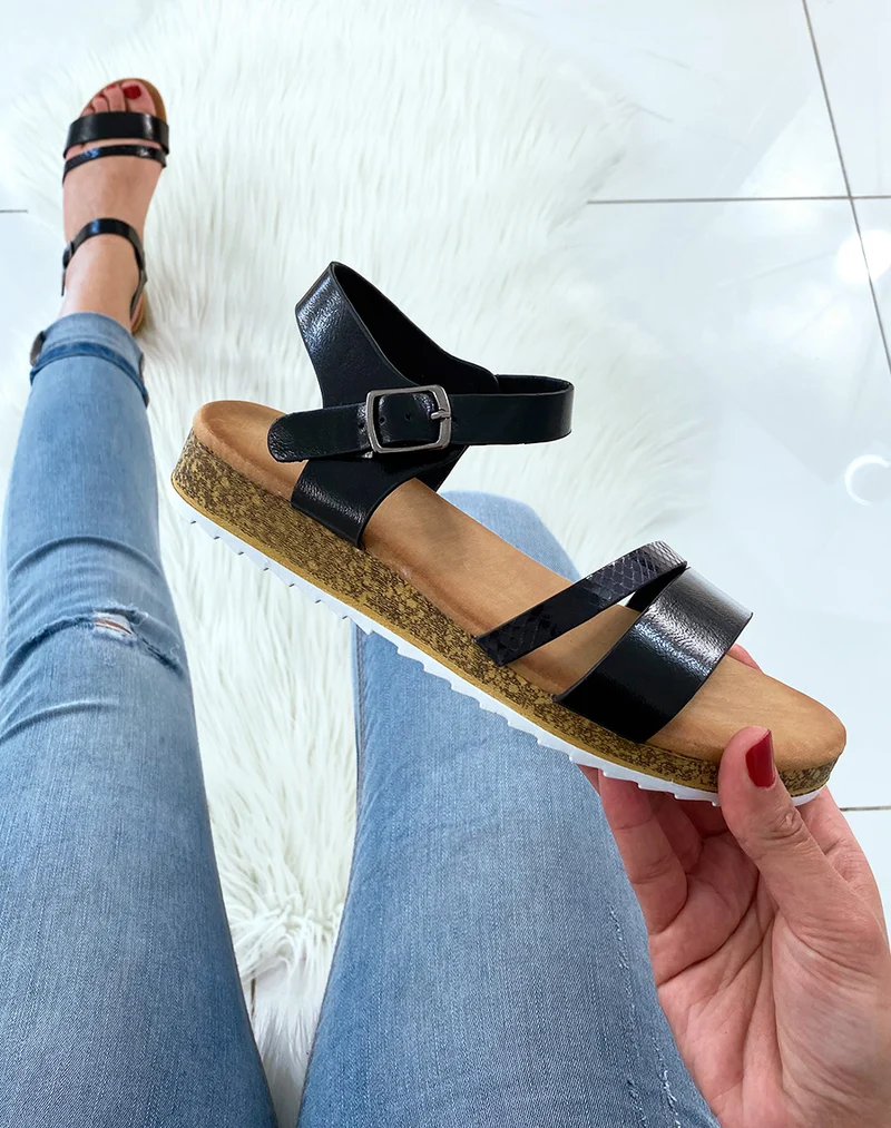 Sandales noires