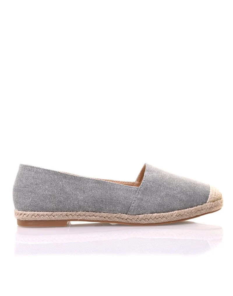 Espadrilles grises pailletées