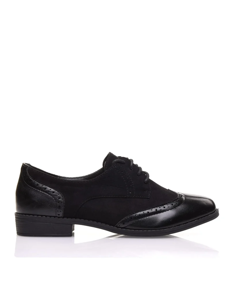 Derbies classiques bi matières noires