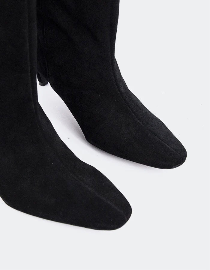 Raissa Black Suede