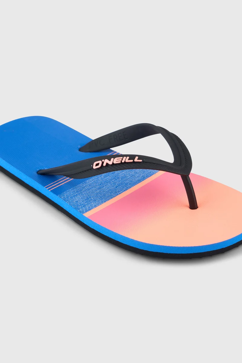 Tongs Profile Graphic | Blue Gradient Stripe