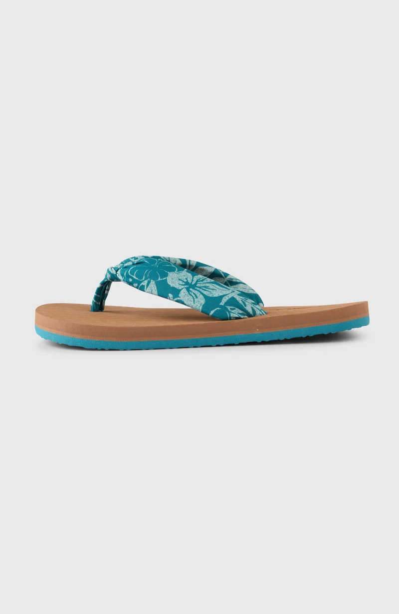 Tongs Ditsy Sun | Green Island Sky