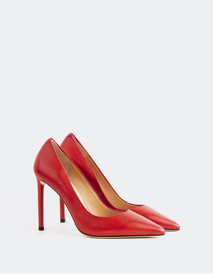 Evander Red Leather