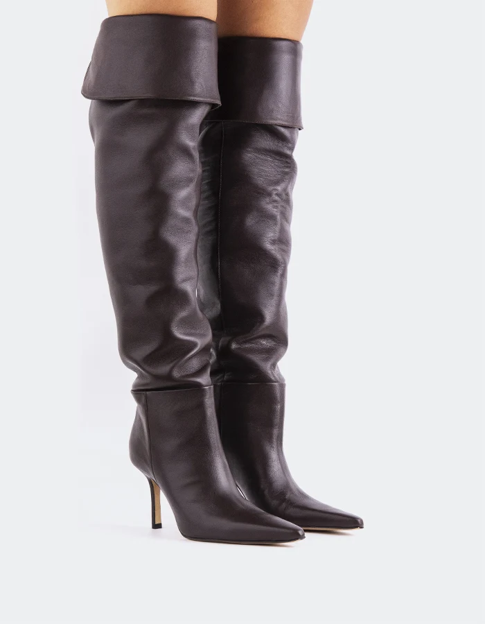 Hazley Brown Leather