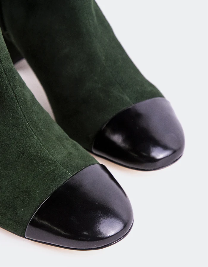 Rozalie Green Suede