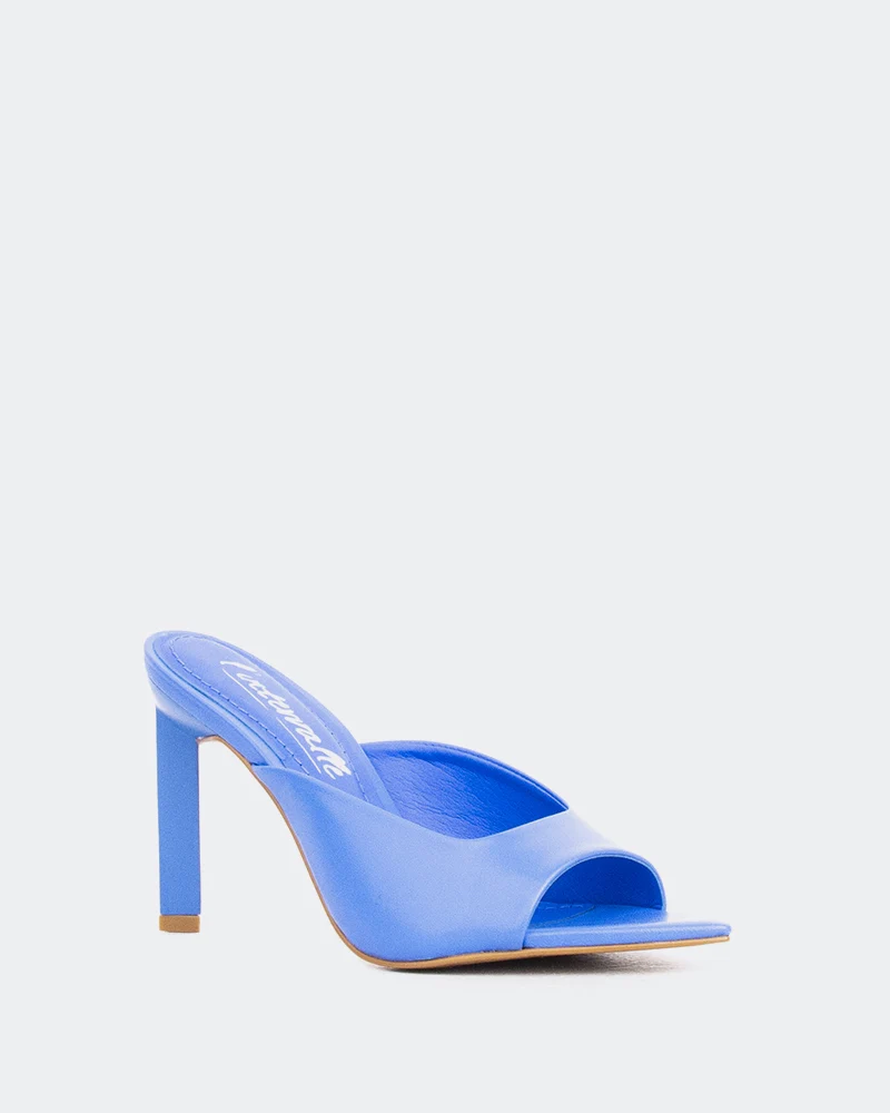 Palms, Blue Leather/Cuir Bleu