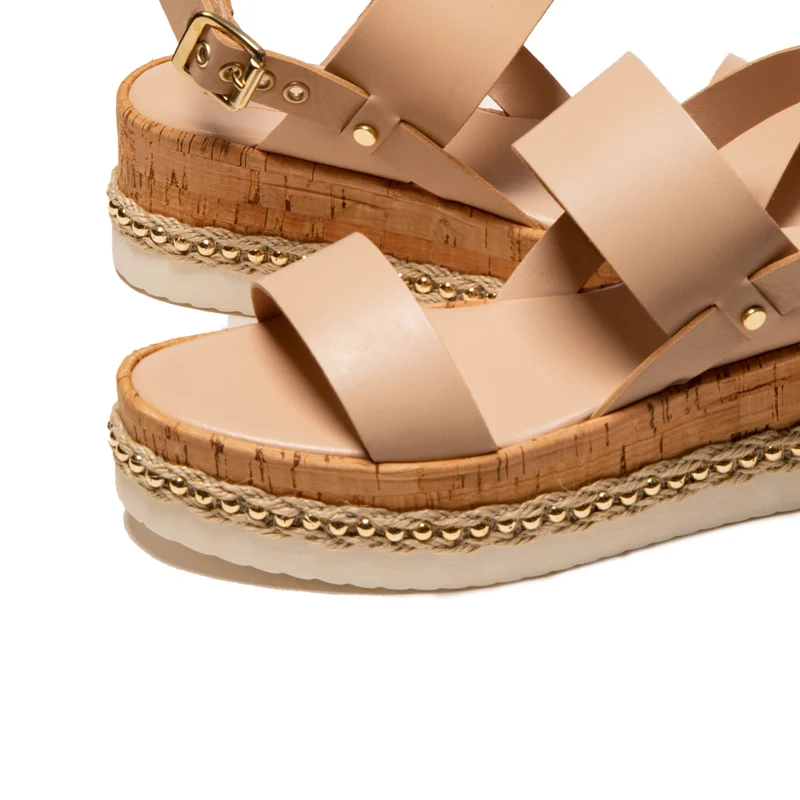 Soha Nude Leather