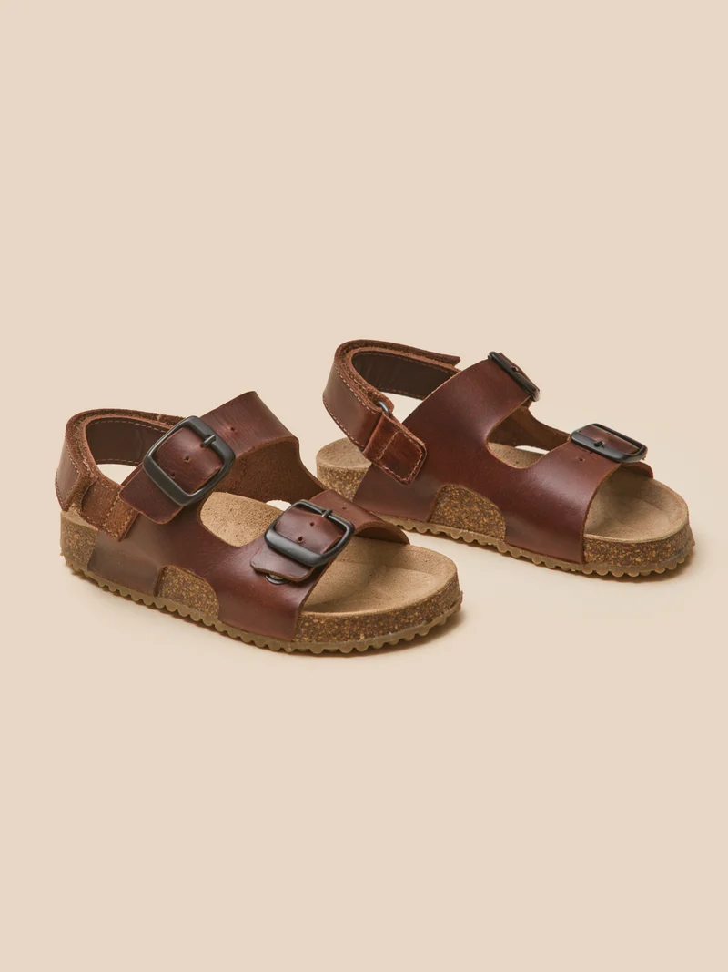 Sandales à brides garçon en cuir