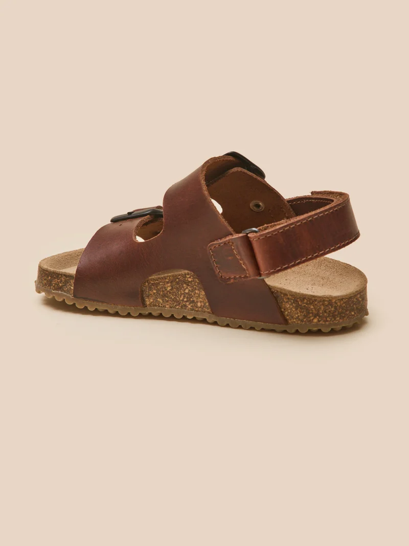 Sandales à brides garçon en cuir