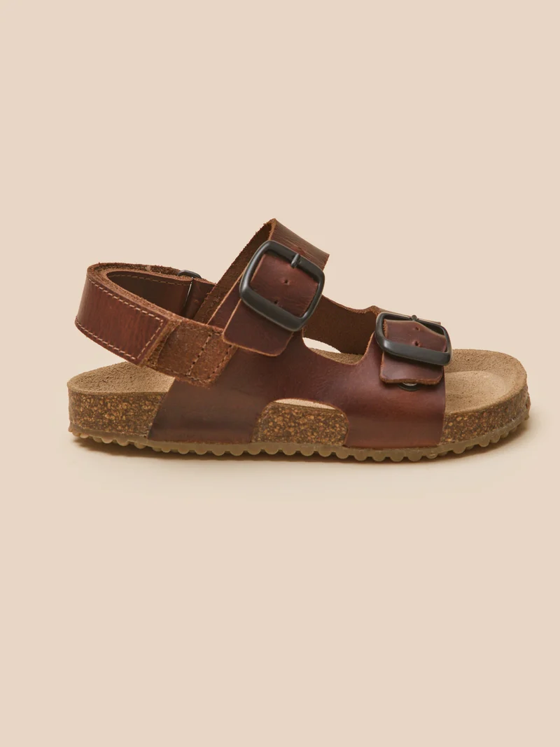 Sandales à brides garçon en cuir