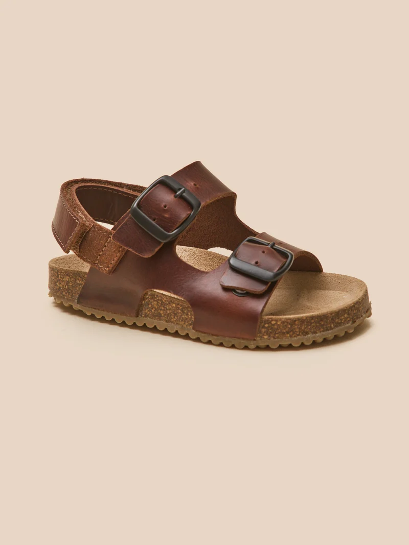 Sandales à brides garçon en cuir