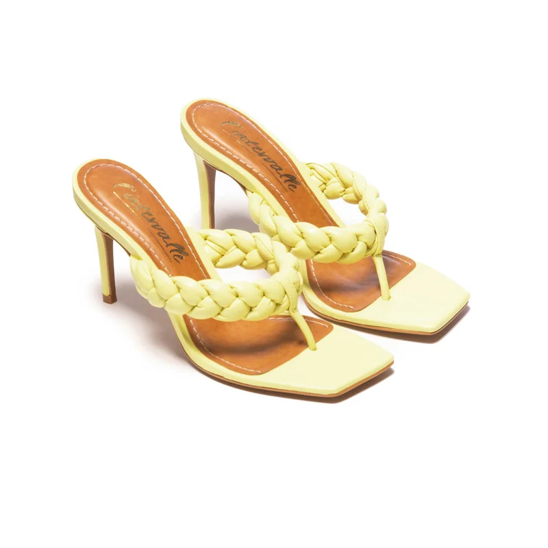 Nerine Yellow Leather