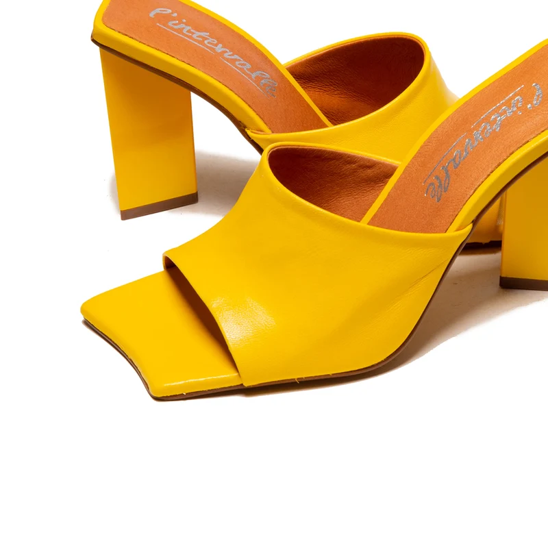 Matala Yellow Leather