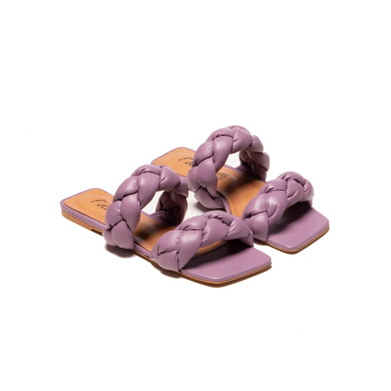 Norine Lilac Leather