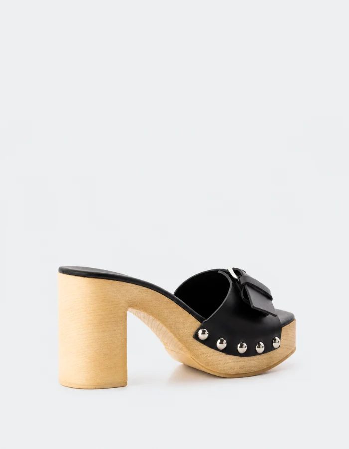 Micro Black Leather