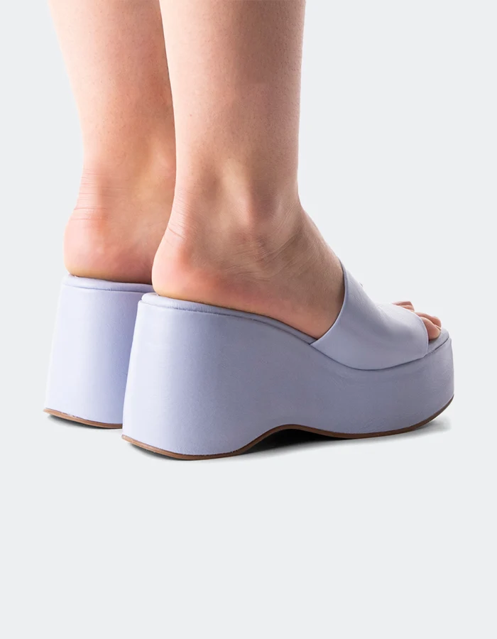 Mariel Blue Leather