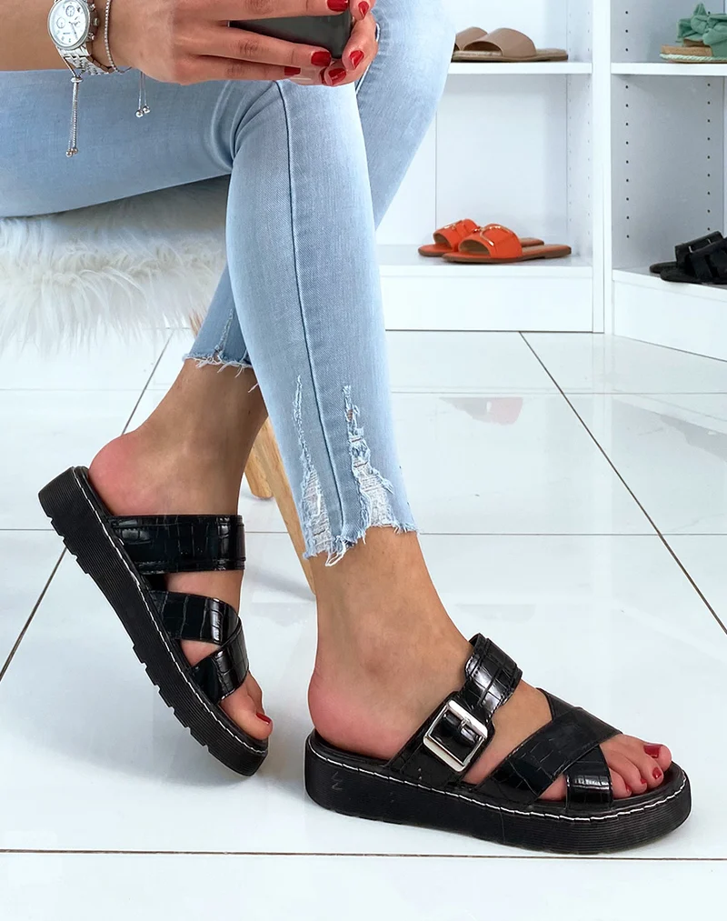 Mules black