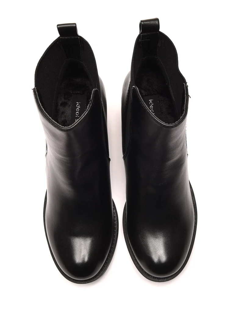 Chelsea boots noires à talons