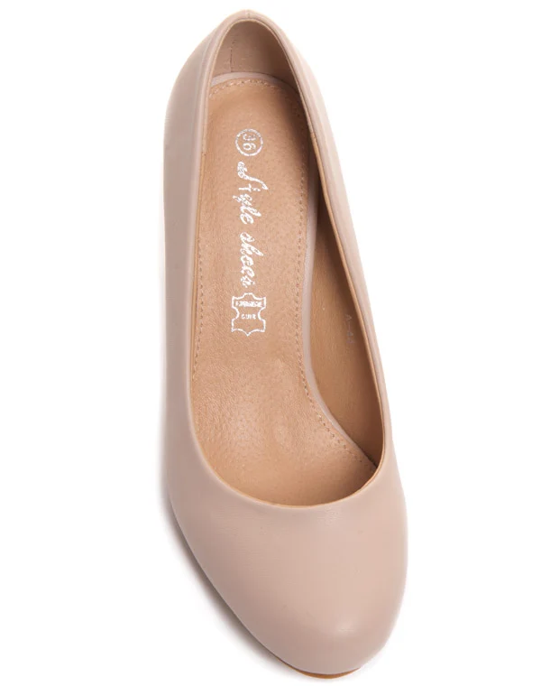 Chaussures femme Style Shoes: Escarpins Beiges