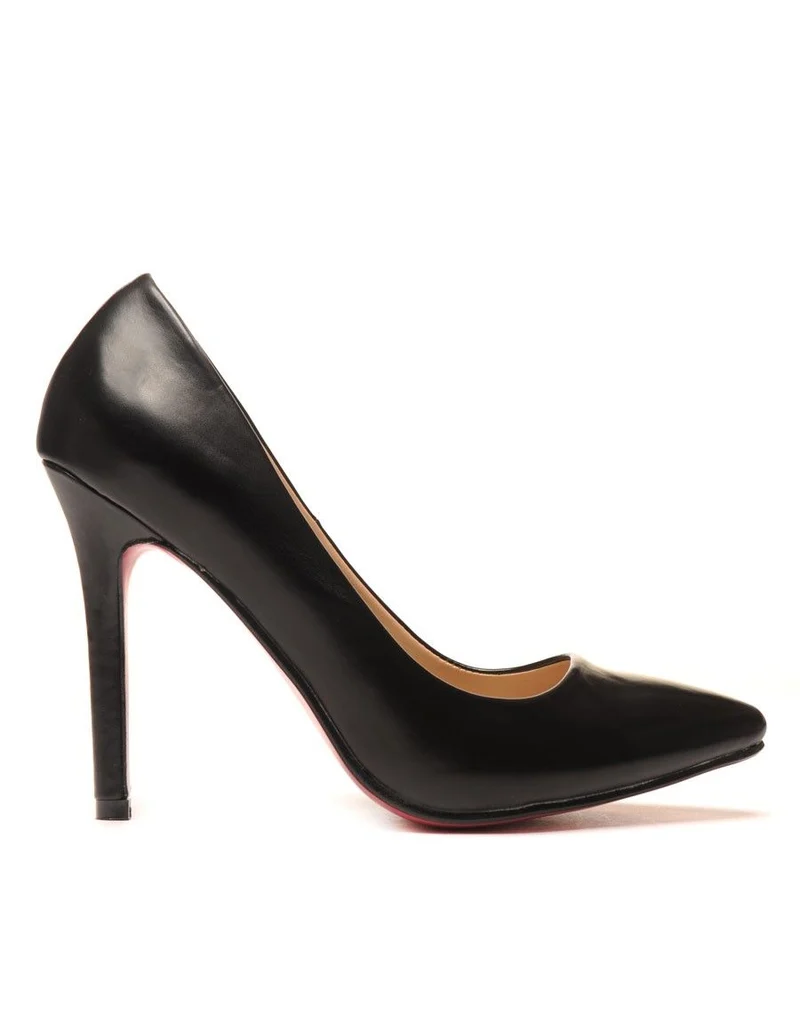 Escarpin noir bout pointu