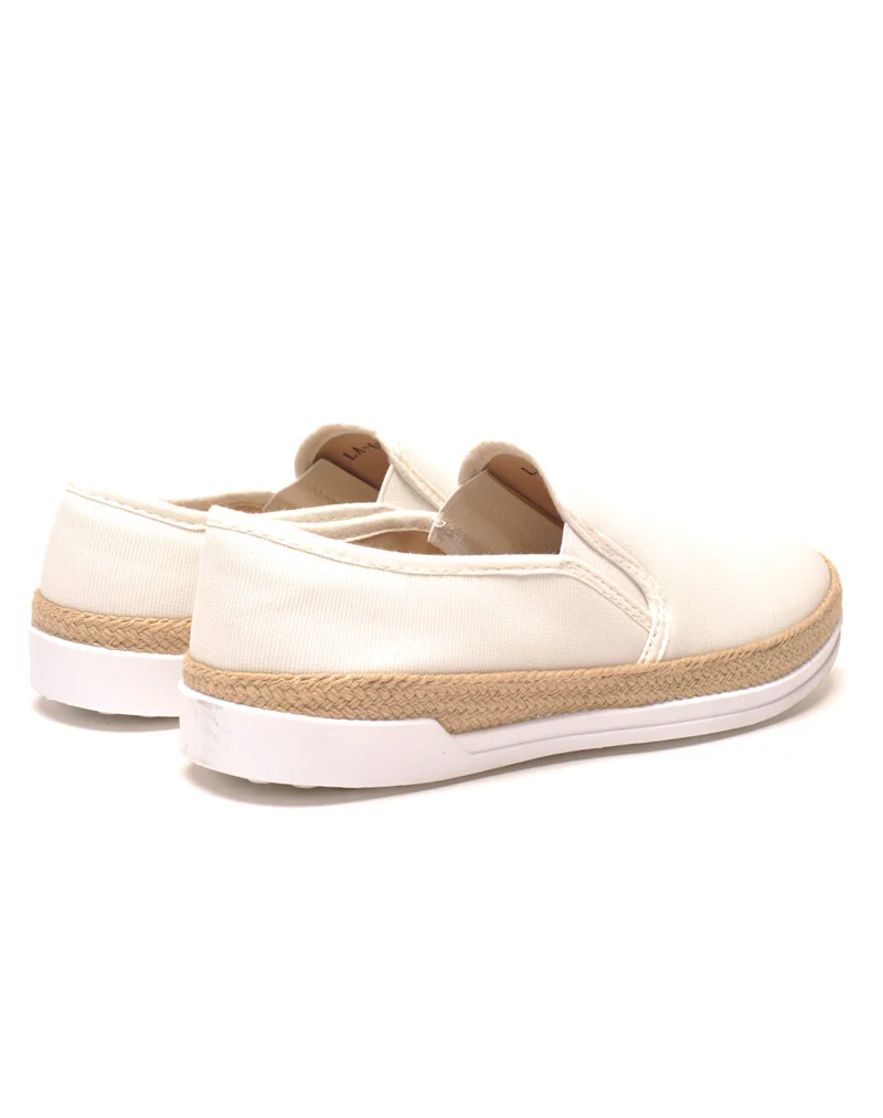 Espadrilles blanches style basket