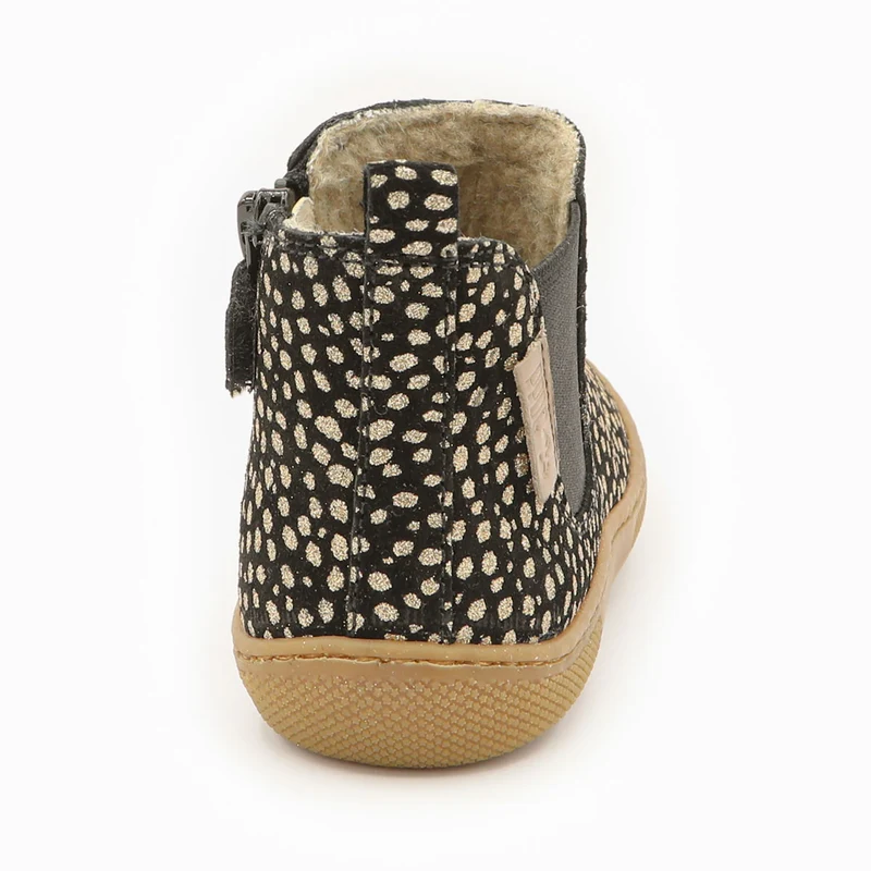 Naturino Barefoot Saik Wool Pony Black Platinum