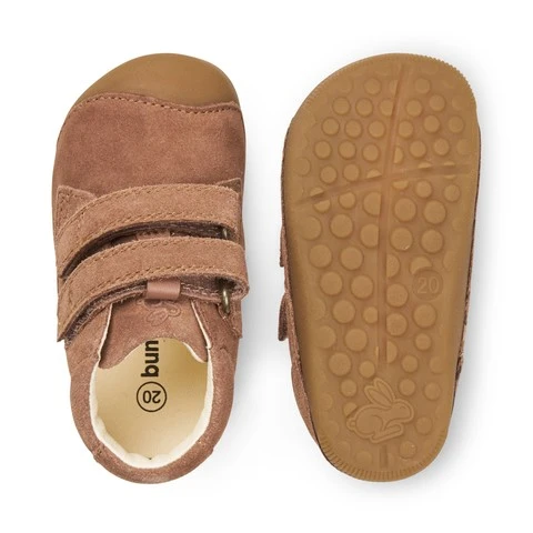 Bundgaard Barefoot Petit Strap Suede Cognac