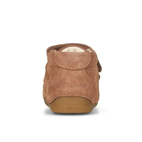 Bundgaard Barefoot Petit Strap Suede Cognac
