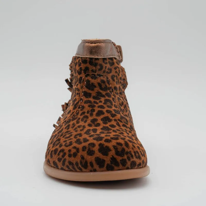 Babybotte barefoot Anoki Boot Franges Leopard