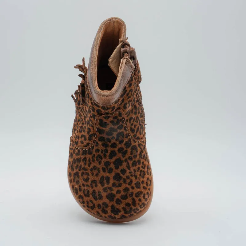 Babybotte barefoot Anoki Boot Franges Leopard