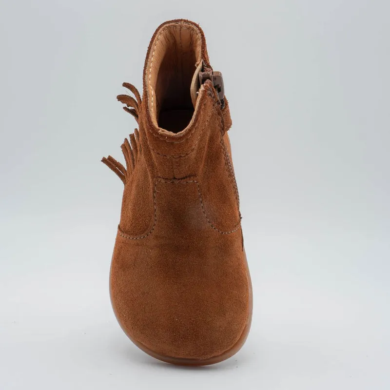 Babybotte barefoot Anoki Boot Franges Velour Cuoio